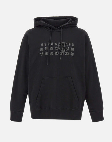 "Hoodie numeric sweatshirt" SH0GU0035 M25025900 MM6 MAISON MARGIELA 