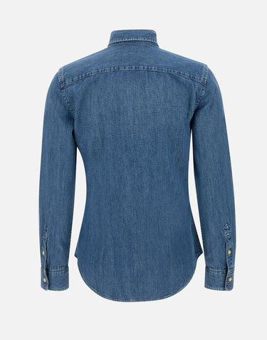 Camicia "Bsr" in denim di cotone 211969458 001 POLO RALPH LAUREN 