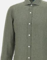 Camicia in  lino LFU02P0147029U 0003 BARBA 