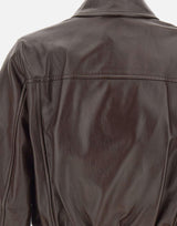 Giacca in pelle "Biada" 2616441011600 002 MAX MARA STUDIO 
