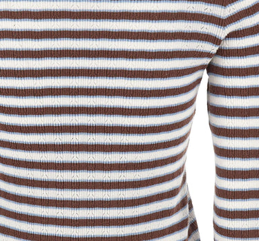 Maglia in misto cotone con cut-out CA6065MS52G C3975 LIU-JO 