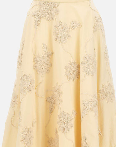 Gonna lunga con ricamo floreale 115557 1366 ROTATE BIRGER CHRISTENSEN 