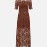 Abito in pizzo con torchon sul petto 25HJRO106PA0170 P237 RABANNE 