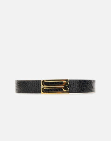 "Frame Belt Jumbo" 1324ABL005785A BLACK VICTORIA BECKHAM 