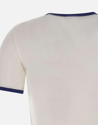 T-shirt "Signature Contrast" 125JTS017JS0203 B257 COURREGES 