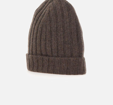 Cappello in cashmere 13165 15563999DKBROWN GRAN SASSO