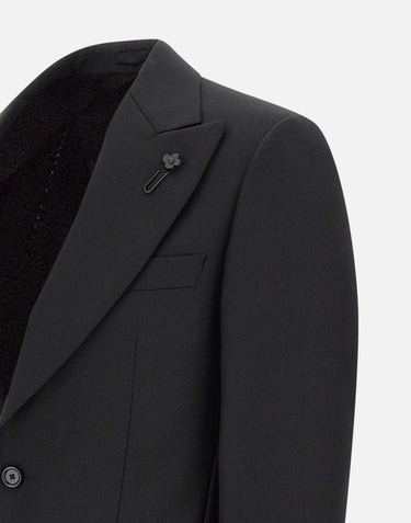 Blazer in lana e mohair IV6926E IVSF63410999 LARDINI 