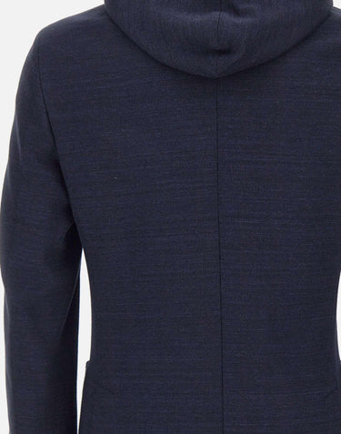 Giacca in misto cotone con pettorina M75GIAK06 TES0M02211 ELEVENTY 