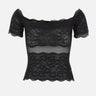 Top in pizzo 2C451A N0990 BLUMARINE 