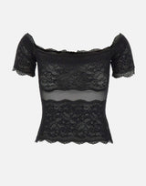 Top in pizzo 2C451A N0990 BLUMARINE 