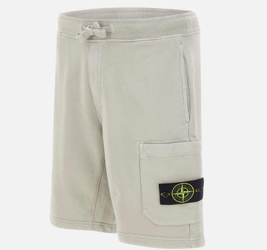 Bermuda in felpa di cotone biologico 6200011S0051 V0061 STONE ISLAND 