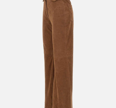 Pantaloni a vita alta in suede 115593 249 ROTATE BIRGER CHRISTENSEN 