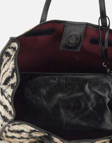 Borsa a spalla "Marcella" BS6850 ZEBRANEROBIANCO MARCELLA CLUB GIANNI CHIARINI 