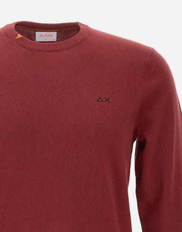 Maglia in lana e cotone K45101 35 SUN68 