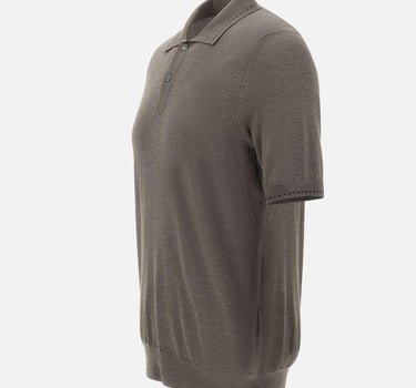Polo in misto seta 43142 16224170 GRAN SASSO 
