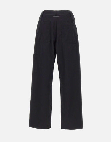 Pantaloni in twill di cotone SH0KA0046 M36019900 MM6 MAISON MARGIELA 