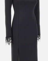 Abito midi con pizzo 2A704A N0990 BLUMARINE 