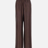 Pantaloni in misto seta "Kadala" KADALA DKBROWN LOULOU DE SAISON 