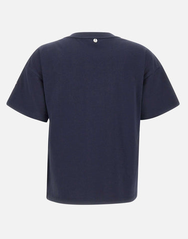 T-shirt con ricami gioiello CA6160JS088 P9583 LIU-JO 