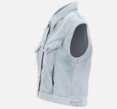 Gilet in denim marmorizzato 50561036 433 BOSS 