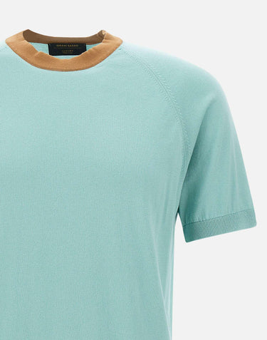 T-shirt in cotone organico 57181 18045430 GRAN SASSO 