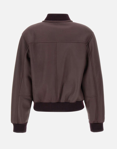 Bomber in pelle L85GBTK02 SHY0L006167 ELEVENTY 