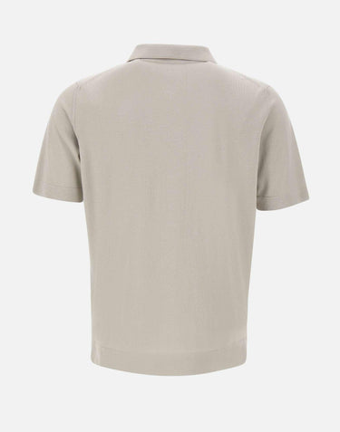 Polo in crepe di cotone PL0MCSK CR14R902 FILIPPO DE LAURENTIIS 