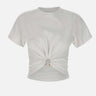 T-shirt in cotone 23AJTO539CO0485 P109 RABANNE 