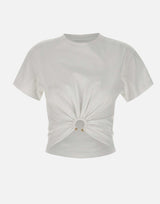 T-shirt in cotone 23AJTO539CO0485 P109 RABANNE 