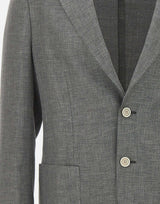 Blazer in misto lino, lana e seta M75GIAK03 TES0K02422N ELEVENTY 