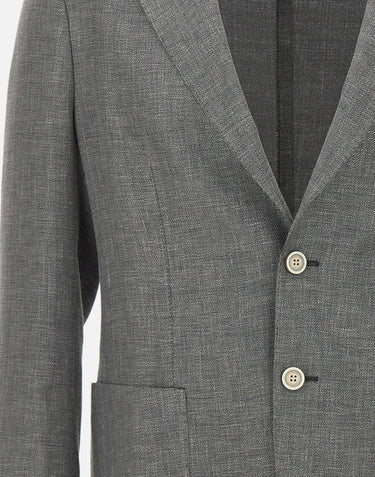Blazer in misto lino, lana e seta M75GIAK03 TES0K02422N ELEVENTY 