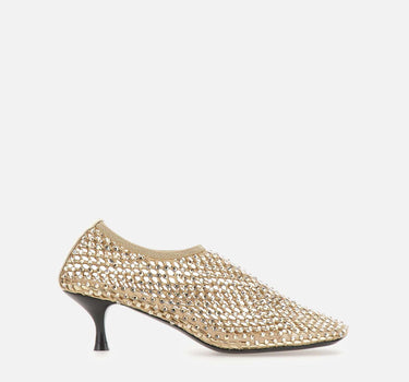 Scarpe con tacco "Jewel All Over Strass" R14CONNIE BEIGEPLATIN STRATEGIA 