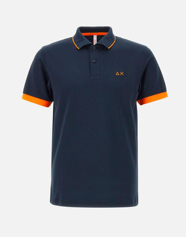 "Stripe Fluo polo" A35120 07 SUN68 