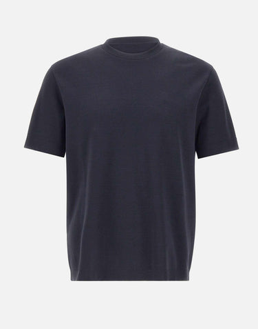 T-shirt in jersey effetto maglia JG000206U 520599201 HERNO 