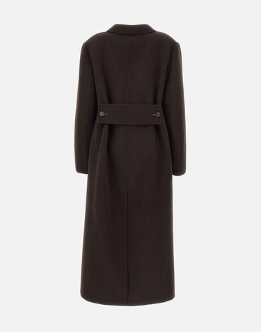"Double faced overcoat" 1325WCT006440A DKCHOC VICTORIA BECKHAM 