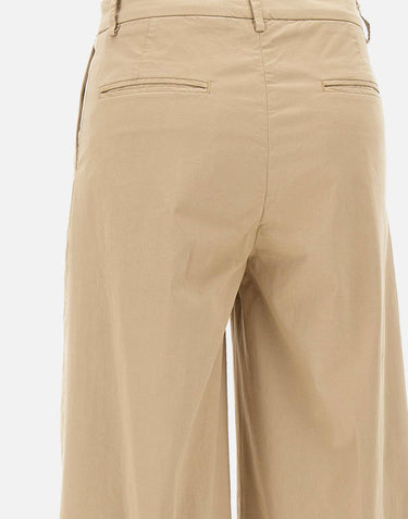 Pantaloni "Olimpia" in gabardina di cotone OLIMPIA KAKI TRUE AVENUE 