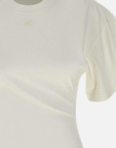 T-shirt   in cotone 125JTS168JS0107 0001 COURREGES 