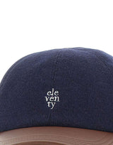 Cappello da Baseball con visiera in pelle N77CPLN15 TES0N0261105 ELEVENTY 