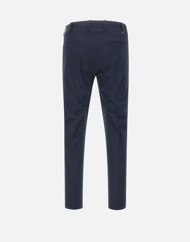 Pantaloni "Dieci" in satin di cotone stretch COASX0Z00FWD SD590370 PT TORINO 