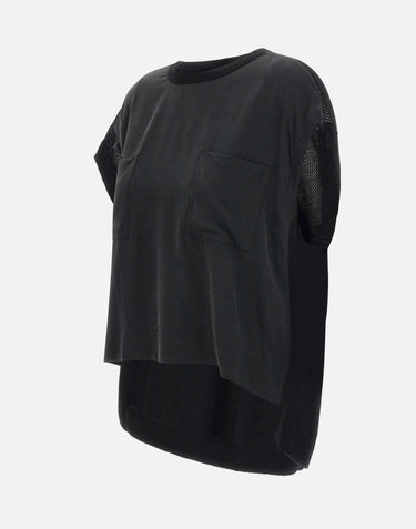Blusa in seta QP1NT027 0001 KAOS 