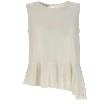 Blusa smanicata in misto viscosa SPBMA010 1041 KAOS 