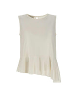 Blusa smanicata in misto viscosa SPBMA010 1041 KAOS 