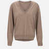 Maglia "Julio" in cashmere JULIO TAUPE LOULOU DE SAISON 