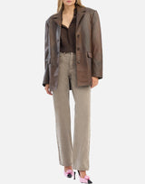 Blazer oversize in pelle 116031 2037 ROTATE BIRGER CHRISTENSEN 