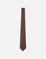 Cravatta in seta con motivo floreale UCRVKRC01M9008 001 KITON 