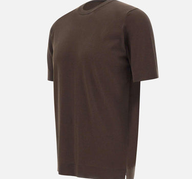 T-shirt in crepe di cotone TS0MC CR14R190 FILIPPO DE LAURENTIIS 