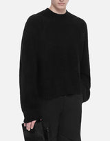 Maglia "Cropped spiral knit" M07063 BLK01 HELIOT EMIL 
