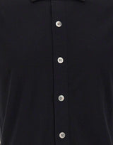 Camicia in maglia di cotone superior DC120089 NERO DELLA CIANA CASHMERE 