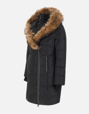 "KAY-F" cappotto KAYF BLACK MACKAGE 