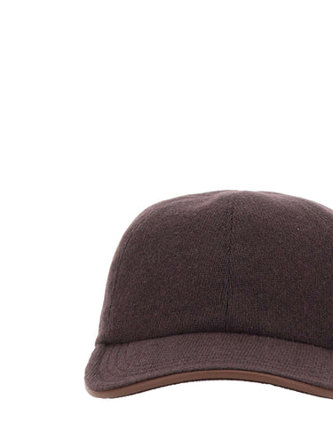 Cappello baseball in cashmere N77CPLN18 TES0N0282405 ELEVENTY 